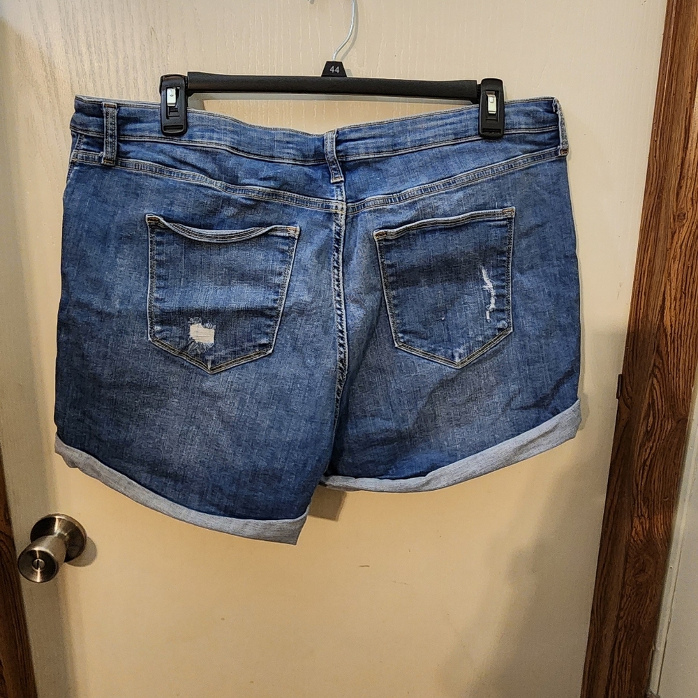 Denim shorts